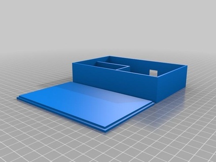 biblioteca recipiente caixa gadget 3d print model - Mito3D