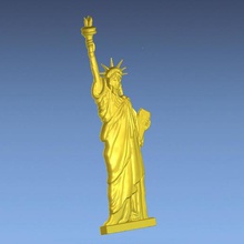librety statue, die 3d stl-Datei Architektur stl-Modell eine hohe Qualität cnc-router artcam Gravur Amerika statue 3d print model - Mito3D
