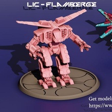 lic Flamme 3d print model - Mito3D