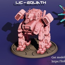 lic Goliat 3d print model - Mito3D