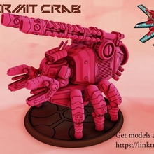 lic ermite Crabe 3d print model - Mito3D