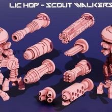 lic saut scout marcheur pack 3d print model - Mito3D