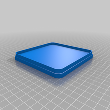 lid 120x120 customized containers 3d print model - Mito3D