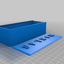 kapak 160 50 40 07clear Niklas özelleştirilmiş konteynerler 3d print model - Mito3D