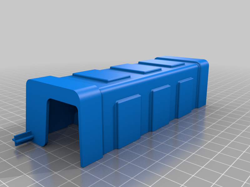 lid handle latch large storage tote box replacement parts spare part repair diy 3D print model - Mito3D