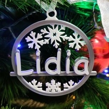 Lidia Weihnachten Ball Dekoration Baum 3d print model - Mito3D