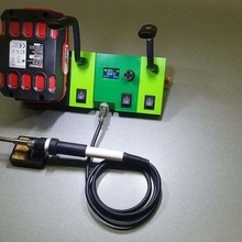 lidl parkside x20v team battery adapter tiny e-lab 20v diy 3d print model - Mito3D