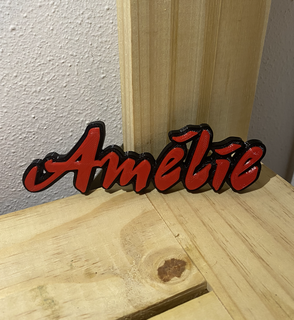 mensonge logo cinéma amélie 3d print model - Mito3D