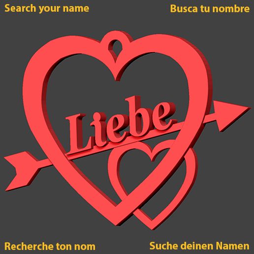liebe Herz Amor Liebe amour Heilige Valentin jch saint valentin Valentinstag Amoureux 3D print model - Mito3D