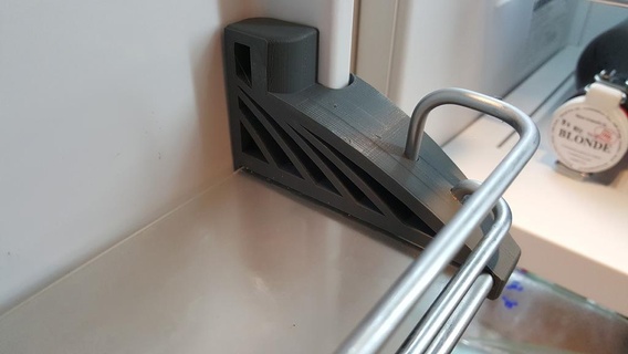 liebherr fridge mounting bracket replacement parts 3d print model - Mito3D