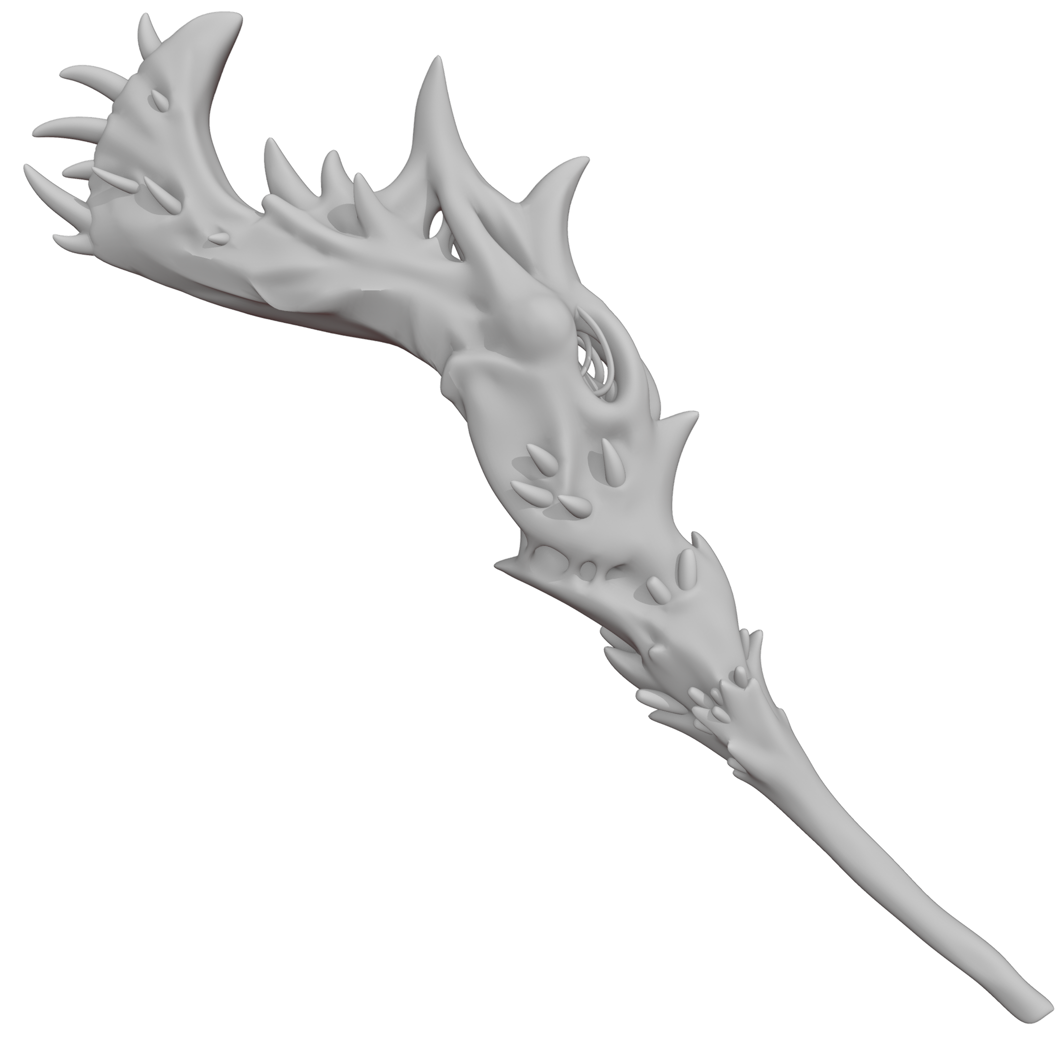 Lügen Karkasse Schwert 2 Cosplay Kunst Hefe lieofp Raxasie gebrochen Blitz Flamme großartig Kristall stl Highpoly Acid ofp Stütze 3D print model - Mito3D