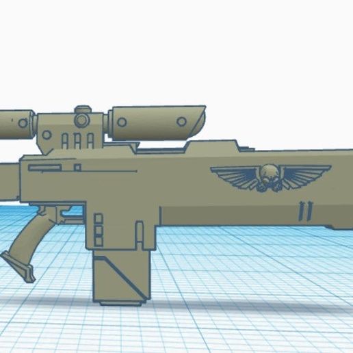 lieutenant blaster 40k Astra militarum impérial garde imperium lasgun espace Marin marteau guerre toy_game_accessories 3D print model - Mito3D