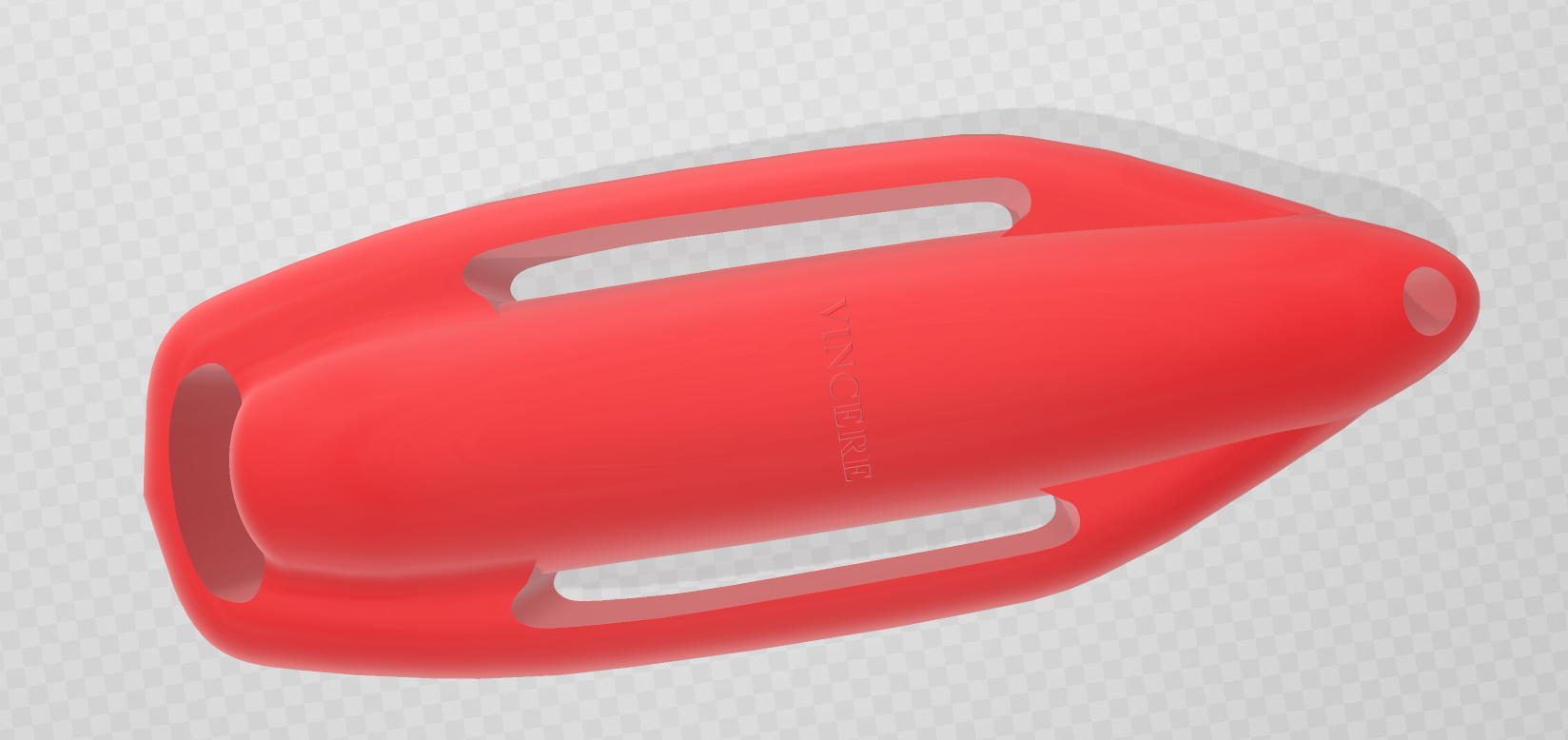 life saving Torpedo Gadget GEWINNEN 3D print model - Mito3D