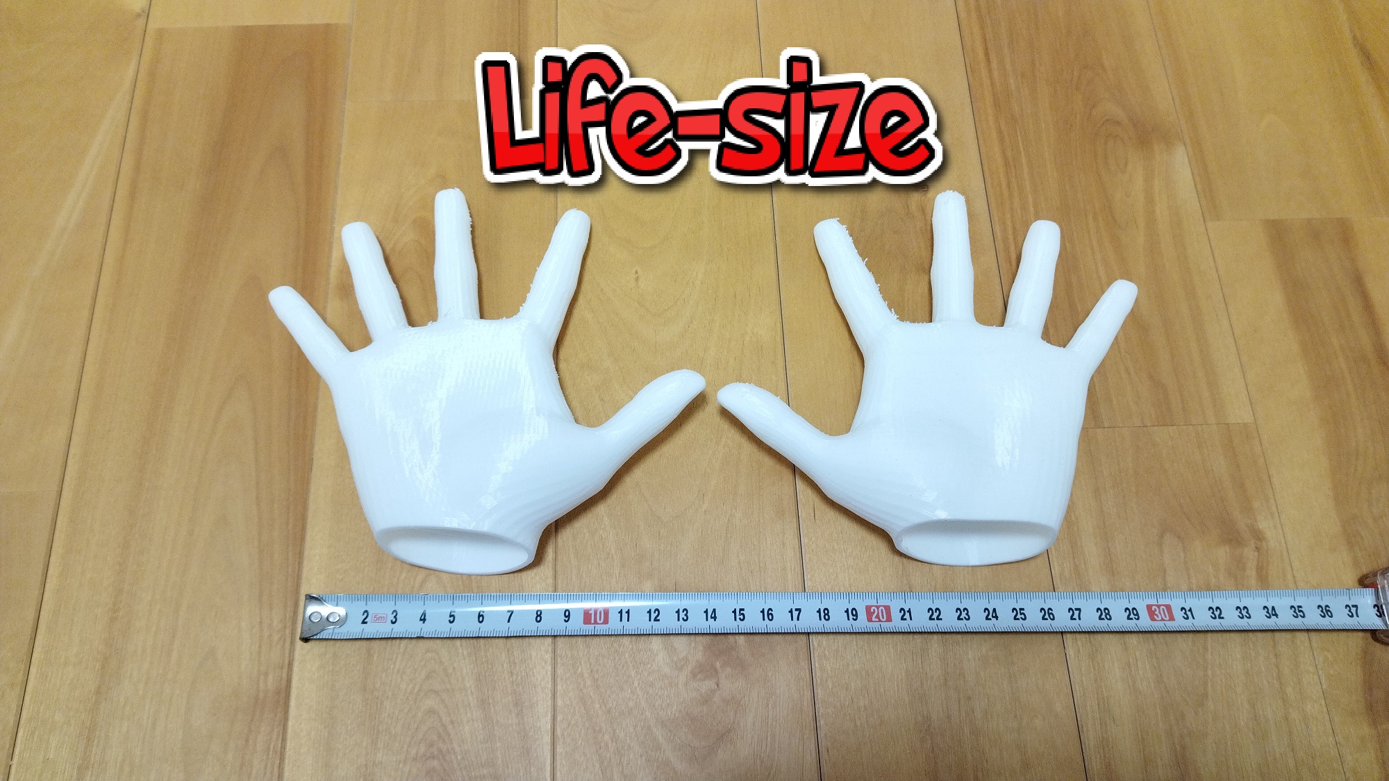 life size mão certo esquerda Palma real mulher menina Tamanho braço livre quiromancia 3D print model - Mito3D