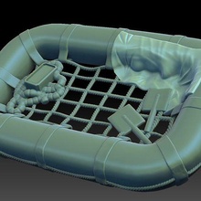 life raft 3 3d print model - Mito3D