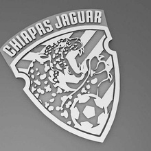 liga mx chiapas jaguares fácil impresión mexico insignias_monedas 3d print model - Mito3D