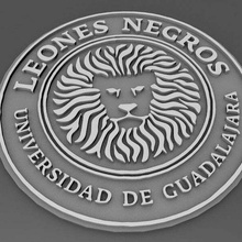 liga mx - leones negros easy print mexico segunda division coins_badges 3d print model - Mito3D
