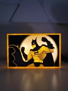 lighboxt batman 20 comics marvel lamp nightlight lightbox 3d print model - Mito3D