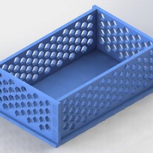 leicht & robust modular box Spiel boardgames catan Würfel einfach Spiele honeycomb Licht 3d print model - Mito3D