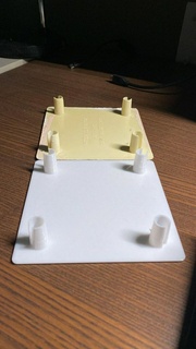 lumière boîte couverture gaine 11x11cm 3d print model - Mito3D