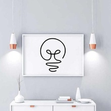 light bulb art idea deco room 3d print model - Mito3D