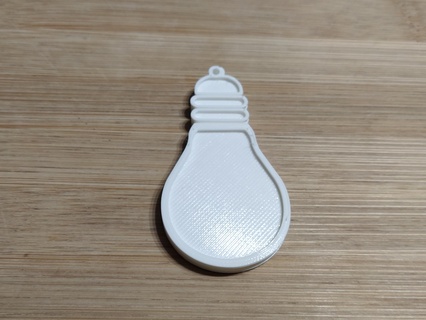 luz lâmpada chaveiro 3d print model - Mito3D