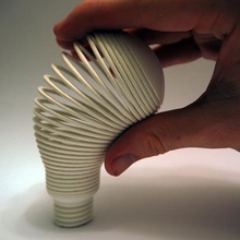 light bulb sculpture 2 springo art 3d print model - Mito3D