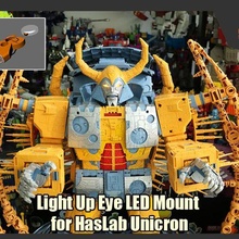 ligero ojo LED montar transformadores haslab unicron ojos 3d print model - Mito3D