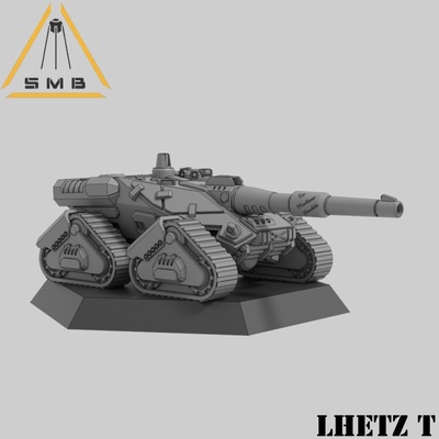 light hetzt game scifi space tabletop wargame tank vehicle 6mm american mecha battle technologies combat toys board games pre-support 3d print model - Mito3D
