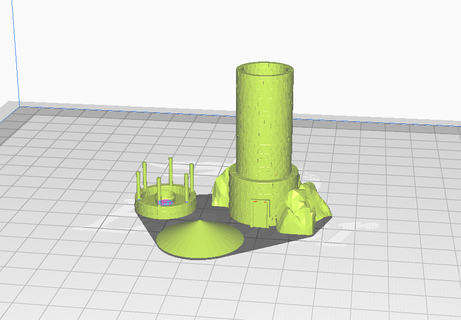 light house low poly buiding lighthouse 3d print model - Mito3D