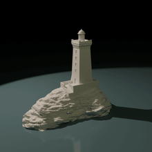 ışık ev eski dekorasyon iç sanat Deniz Feneri okyanus deniz brittany 3d print model - Mito3D