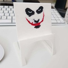 light phone stand - joker gadget mobile charger cable 3d print model - Mito3D