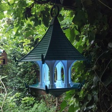 light sky bird temple home birdfeeder birdhouse feeder house lamp led lighting outdoor 3d print model - Mito3D