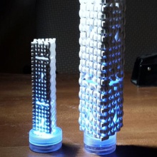 les bâtons lumineux celtique de la tresse l'architecture 3d print model - Mito3D