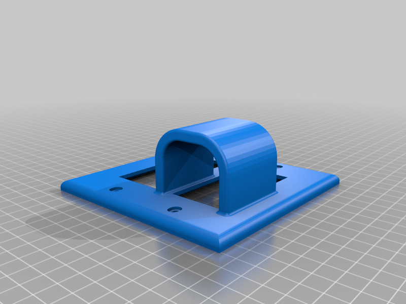 ligero cambiar interruptor bache Guardia doble placa frontal reemplazo partes 3D print model - Mito3D