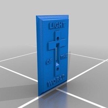 light switch plate cover household 3d print model - Mito3D