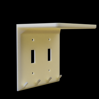 luz tampa interruptor armazenamento casa chaves suporte estante carteira cobrir bainha prato faça prático impressão colocar útil elétrico saída 3d print model - Mito3D
