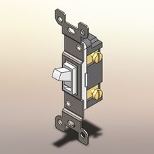 light switch 3d print model - Mito3D
