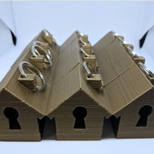 light up house keyring game battery circuit home led miniature small tiny 3d print model - Mito3D