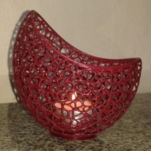 light voronoi candle home 3d print model - Mito3D