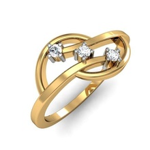 ışık ağırlık Hanımlar yüzük 008 mücevher takı altın gümüş yazdırılabilir elmas nişan düğün taşlar 3 boyutlu cnc KADIN Hanım Aşk platin sevgili yüzükler 3d print model - Mito3D