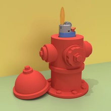 light-a-fire hydrant various 3d print model - Mito3D