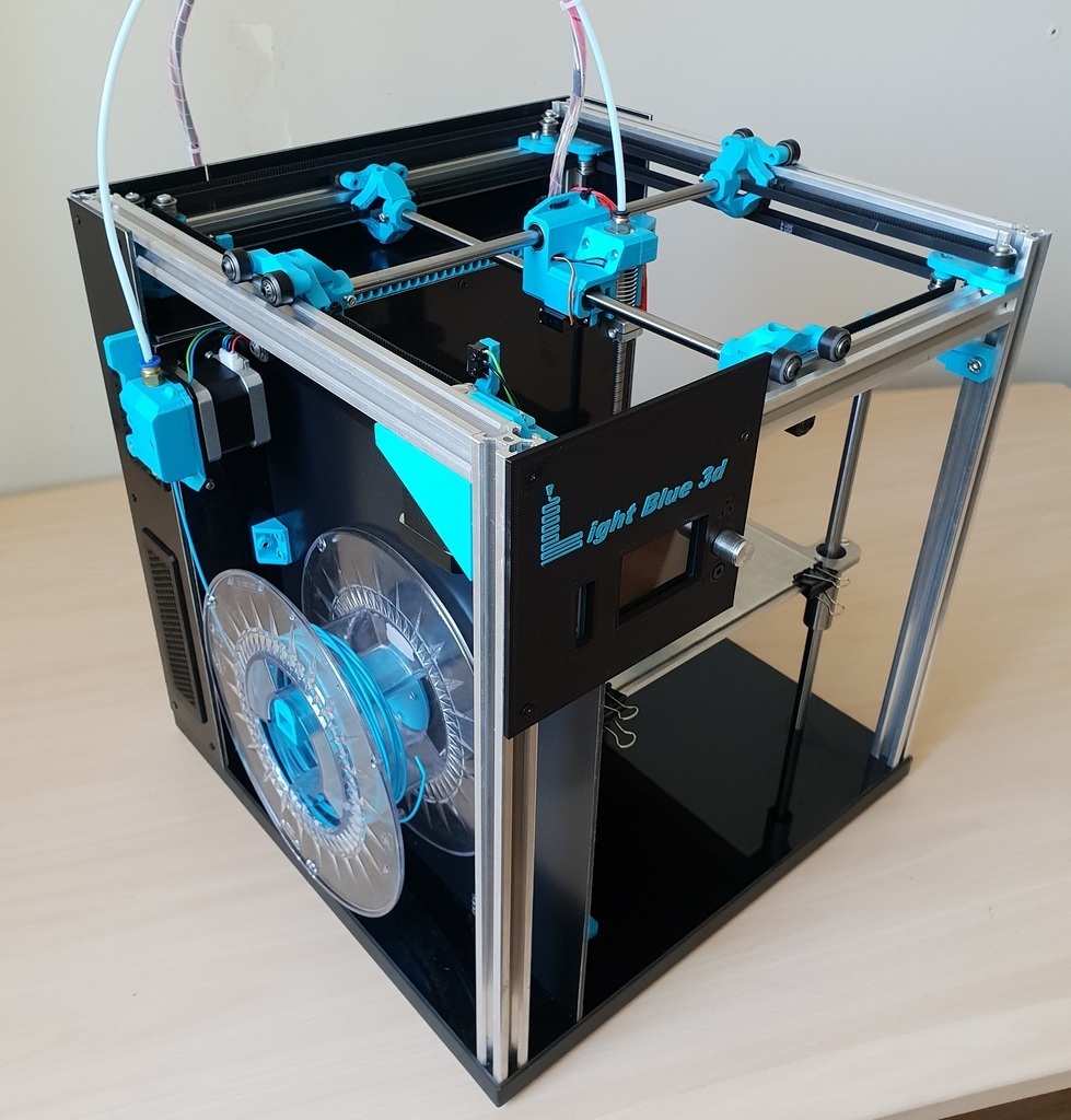 lightblue 3d printer enclosed chamber printers 3D print model - Mito3D