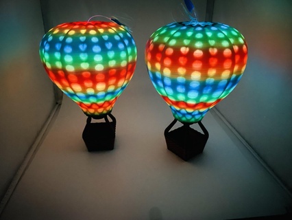 lighted hot air balloon - commercial lighted hot air balloon hot air balloon balloon balloon lamp  3d print model - Mito3D