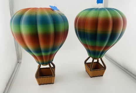 ışıklı Sıcak hava balon Lamba 3d print model - Mito3D