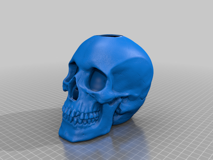 illuminato cranio occhi Seguire casa halloween2023 arredamento decorazione deco 3d print model - Mito3D