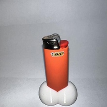 lighter balls bic holder funny 3d print model - Mito3D