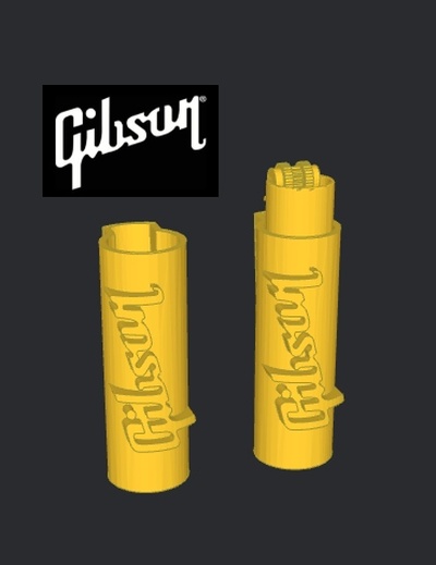 lighter case clipper print in place easy gibson case fdm sla  cover site 3d print model - Mito3D