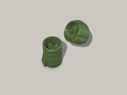 lightergrind Gadget grinder clipper lighter extension tool weed 3d print model - Mito3D
