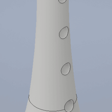 Leuchtturm Licht Haus Porzellan entworfen 3d print model - Mito3D